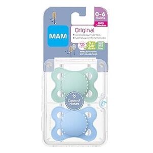 MAM Colors of Nature Pacifiers - Aqua and Sky
